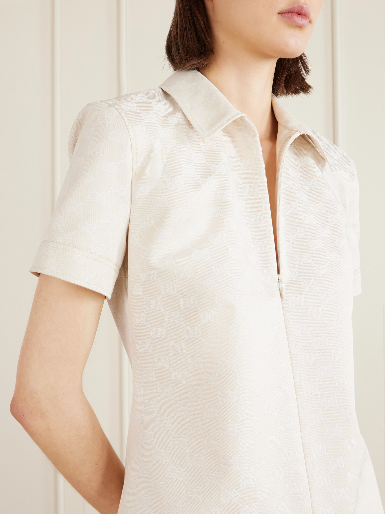 Jacquard-Twill Shirt