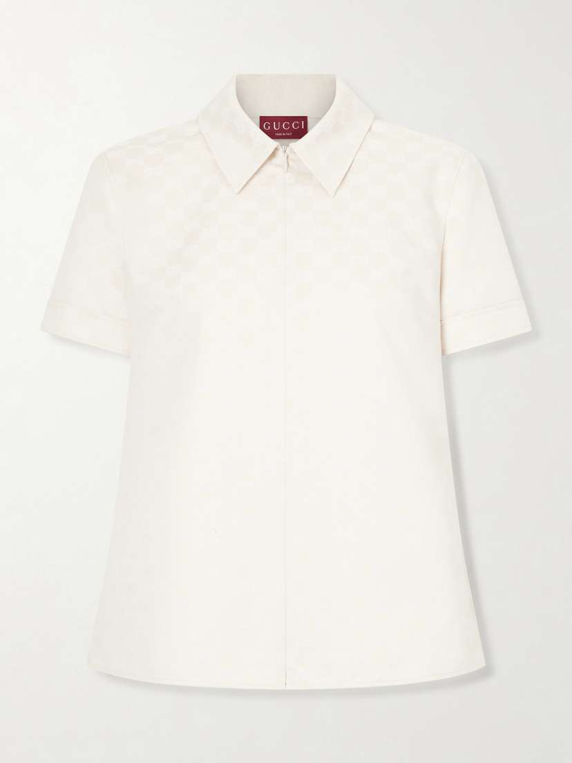 Gucci Jacquard-twill Shirt