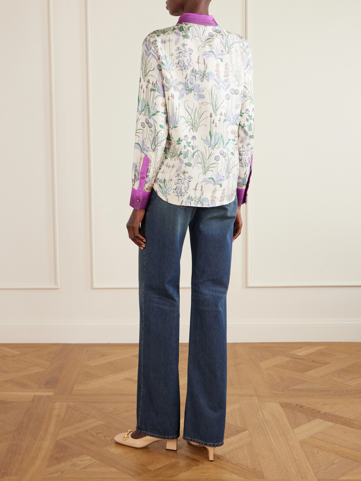 Printed Silk Shirt