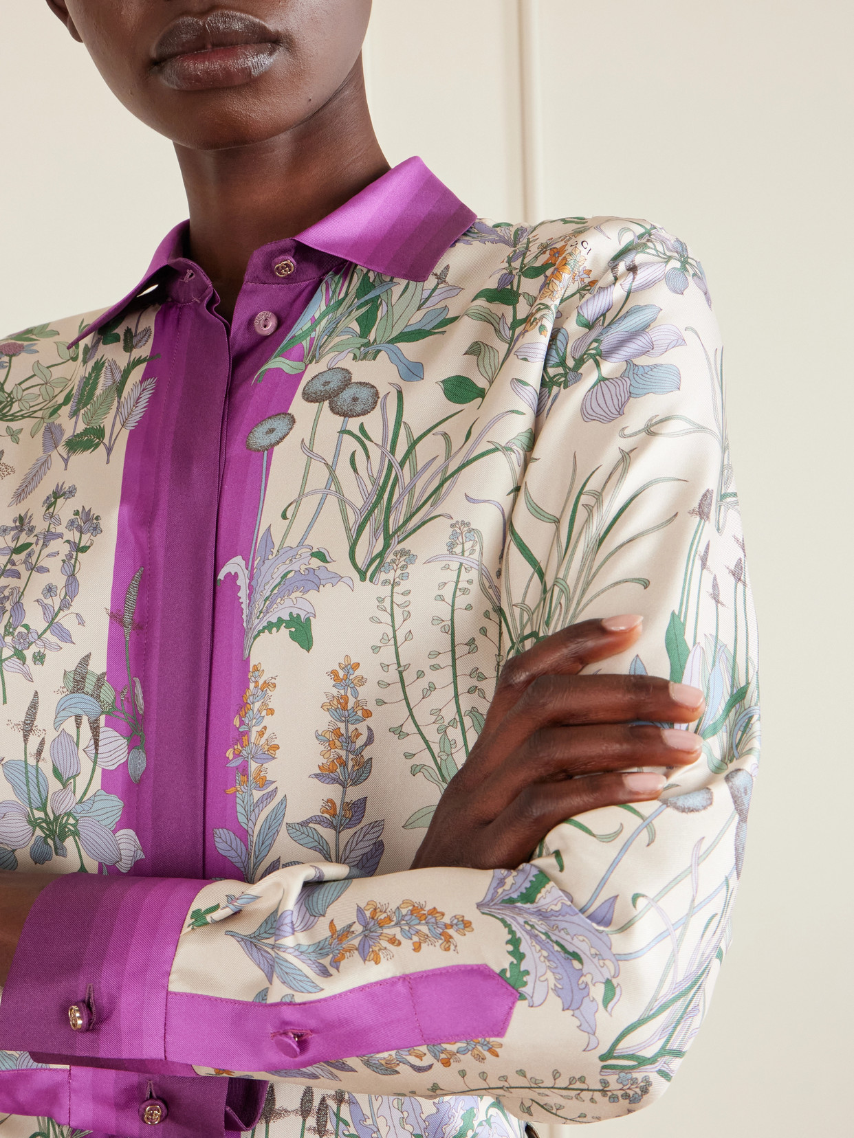 Printed Silk Shirt