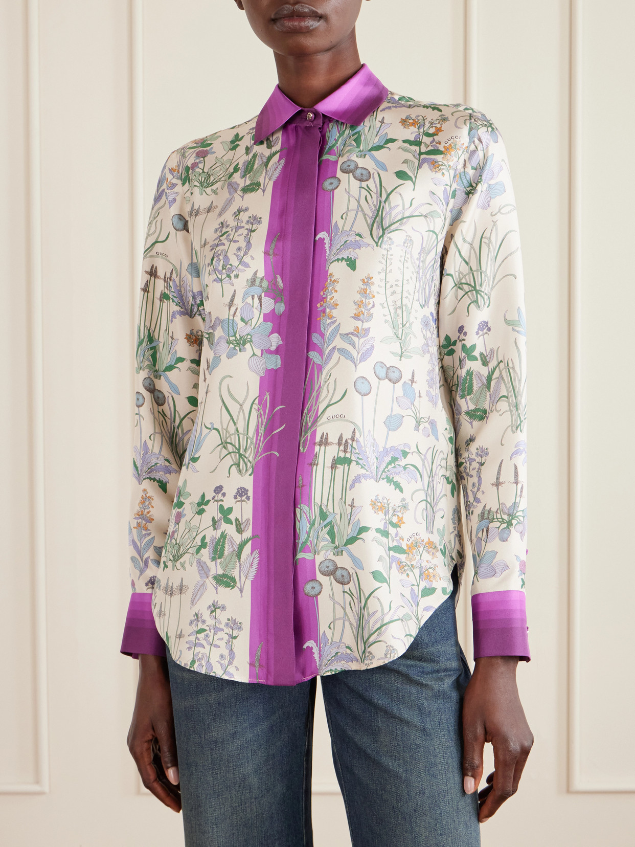 Printed Silk Shirt