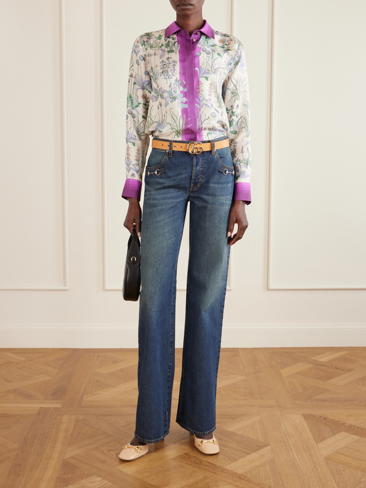 Printed Silk Shirt