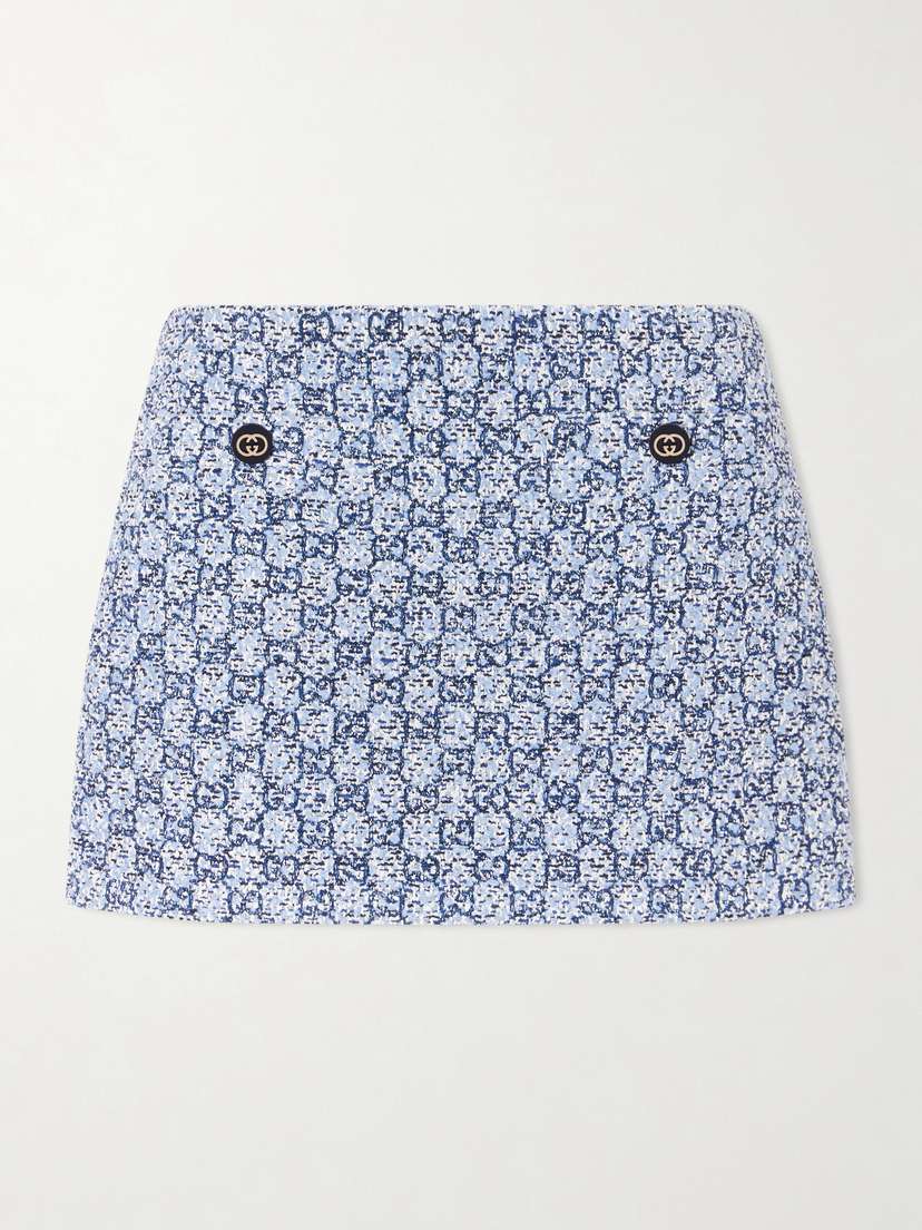 Gucci Tweed Bouclé Mini Skirt