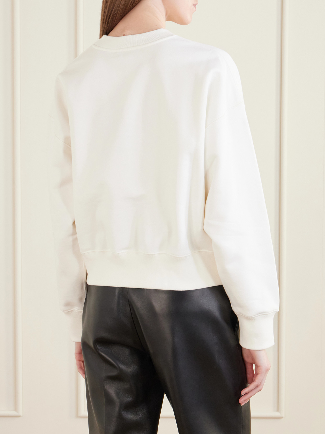 Printed Cotton-Jersey Sweatshirt