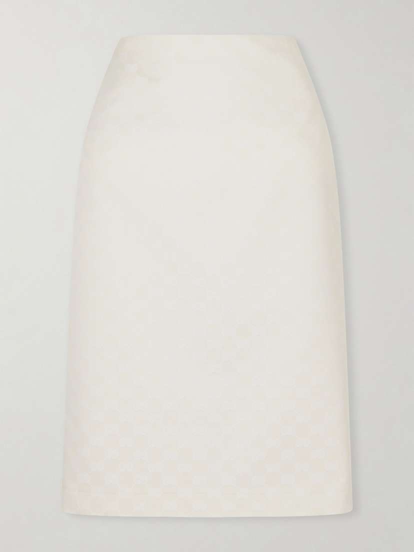 Gucci Jacquard-gabardine Midi Skirt