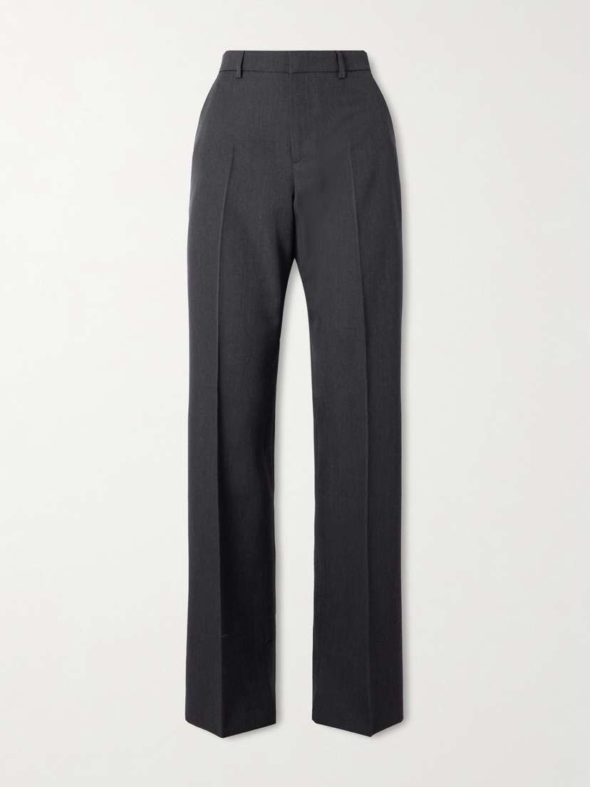 Gucci Striped Wool Straight-leg Pants