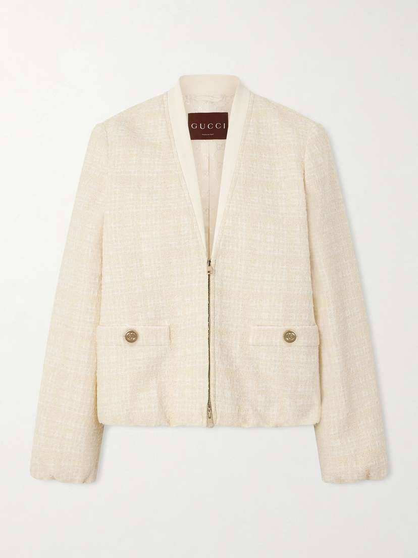 Cotton-blend Bouclé Jacket
