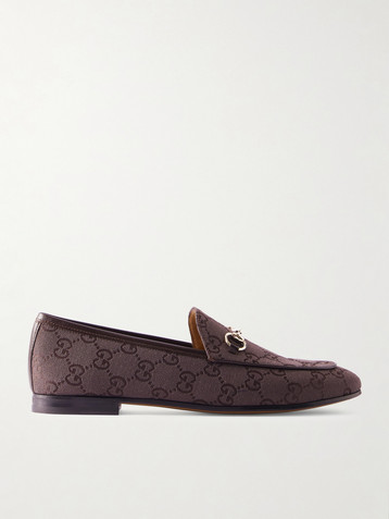Gucci - Celia debossed suede mules | Plush