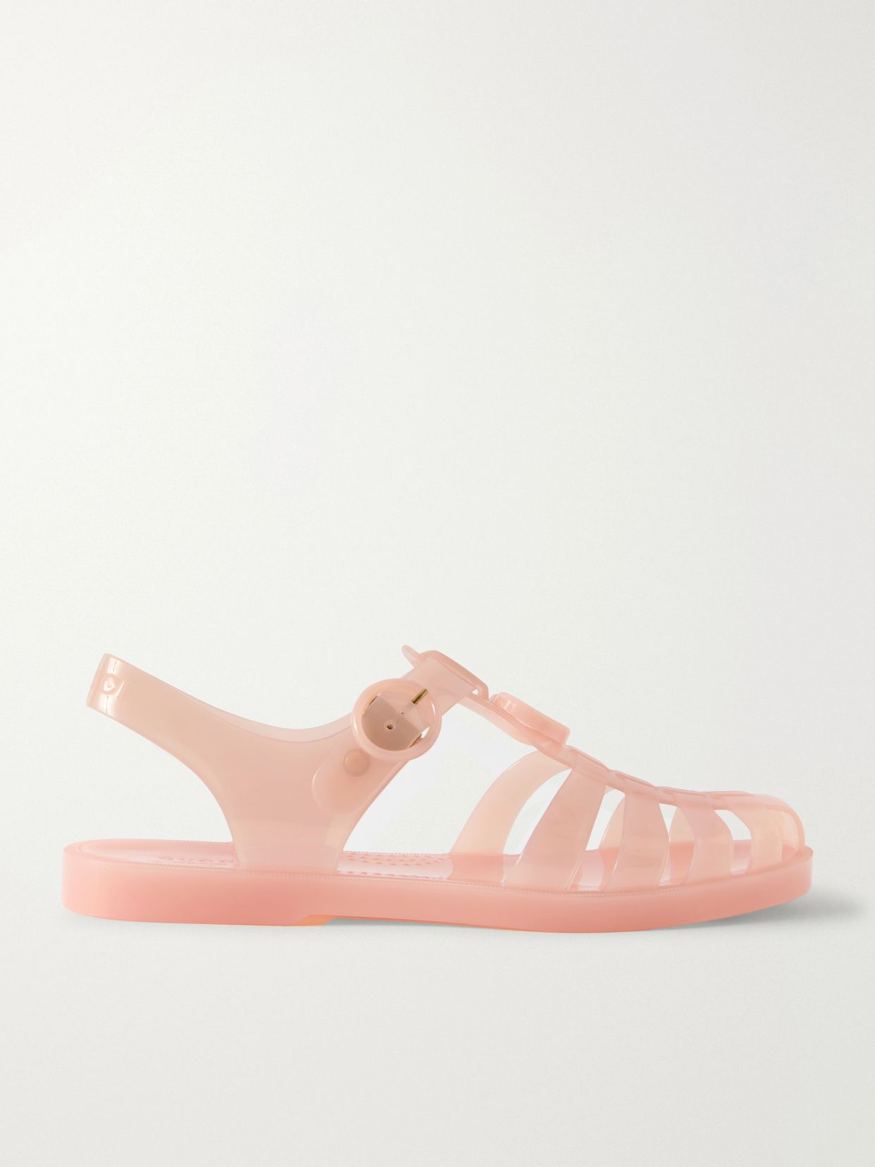 Fisherman embellished rubber sandals