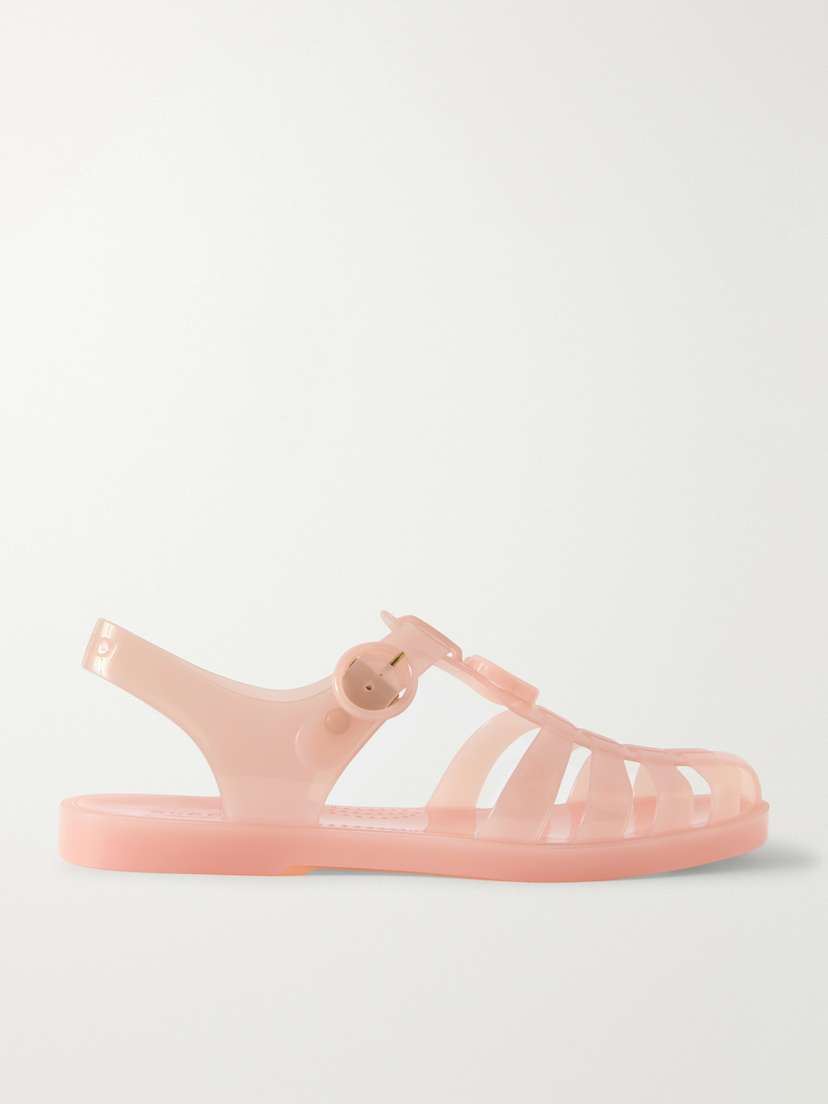 Gucci Fisherman Embellished Rubber Sandals