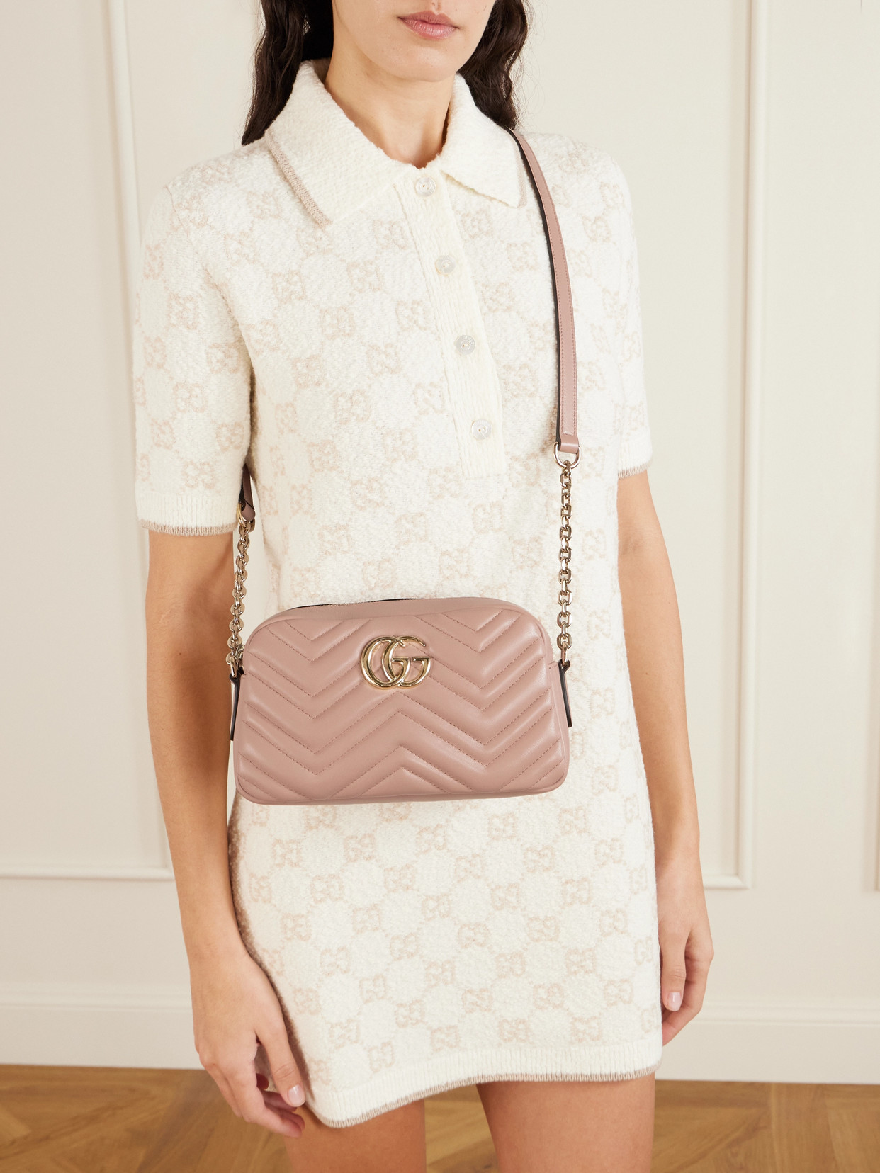 GG Marmont Quilted Shoulder Bag