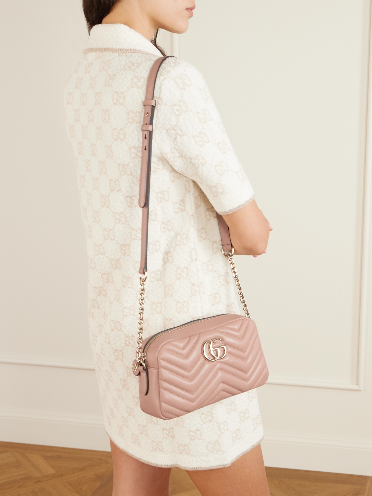 GG Marmont Quilted Shoulder Bag
