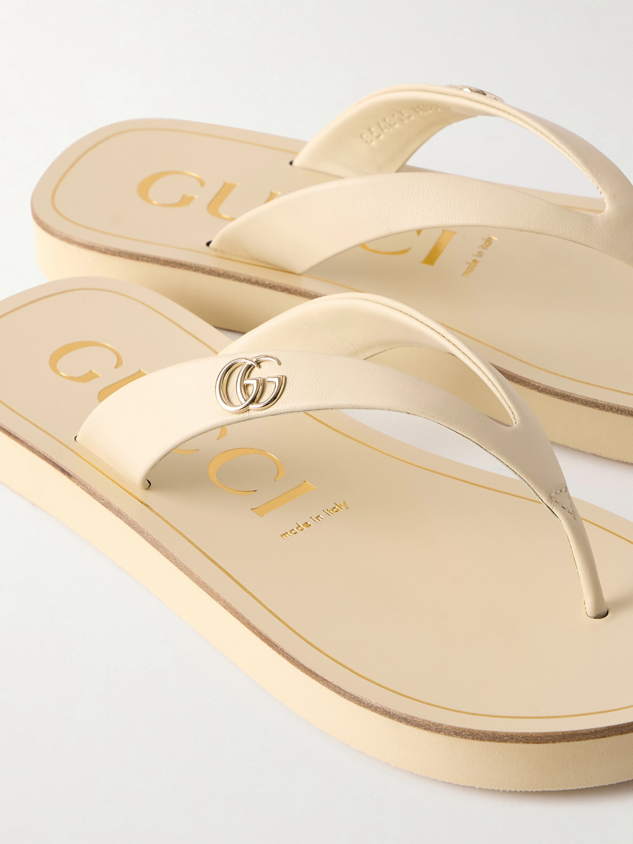Embellished Leather Sandals
