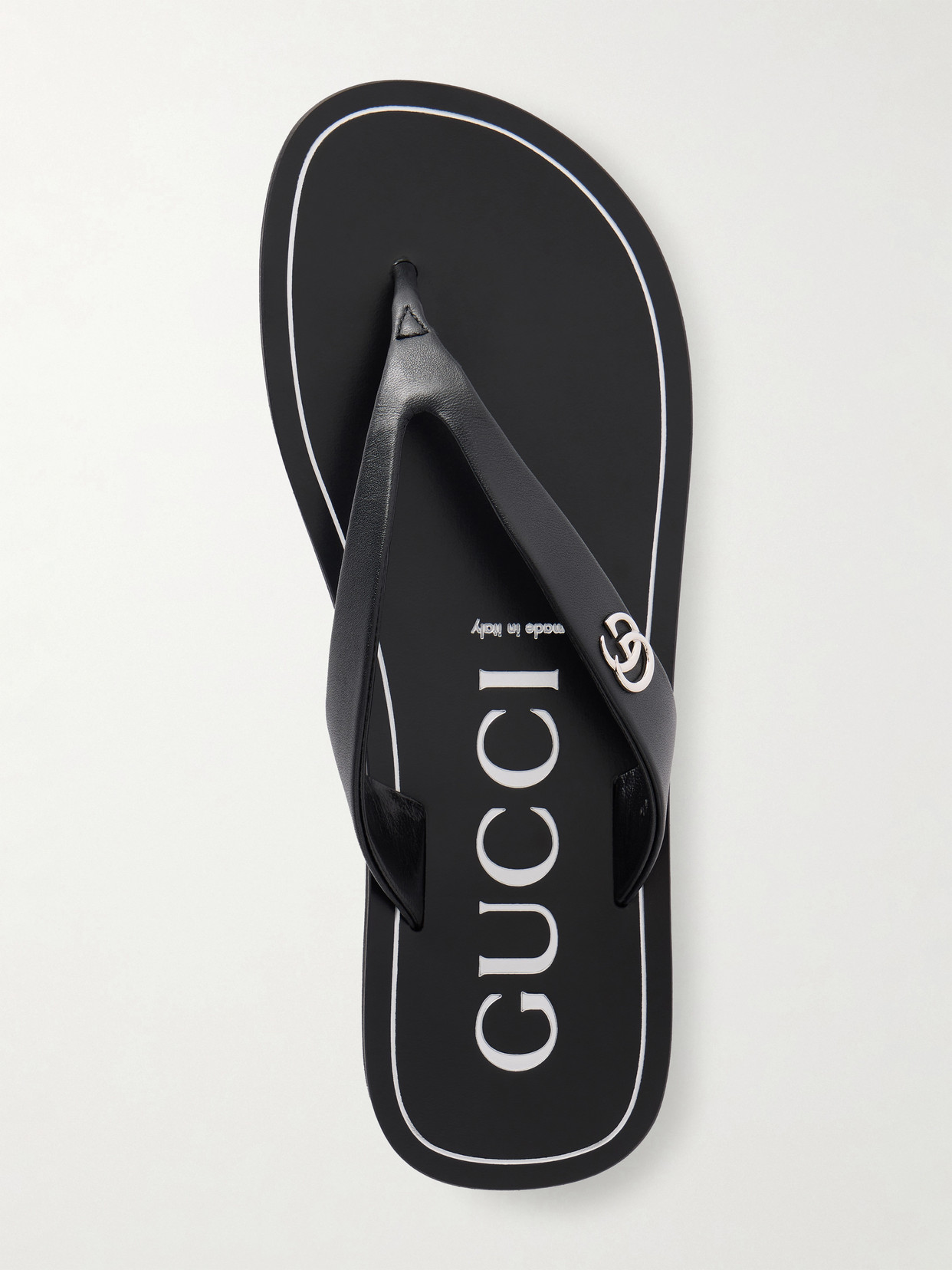 Embellished Leather Sandals
