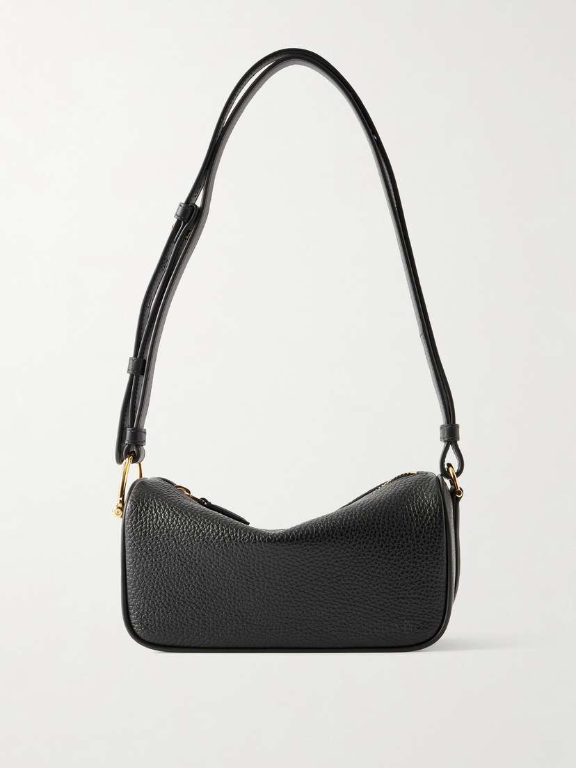 Gucci Mini Horsebit-detailed Textured-leather Shoulder Bag