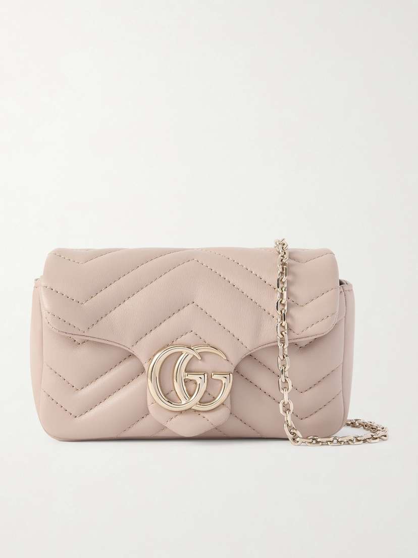 Gucci Gg Marmont Mini Matelassé Leather Shoulder Bag
