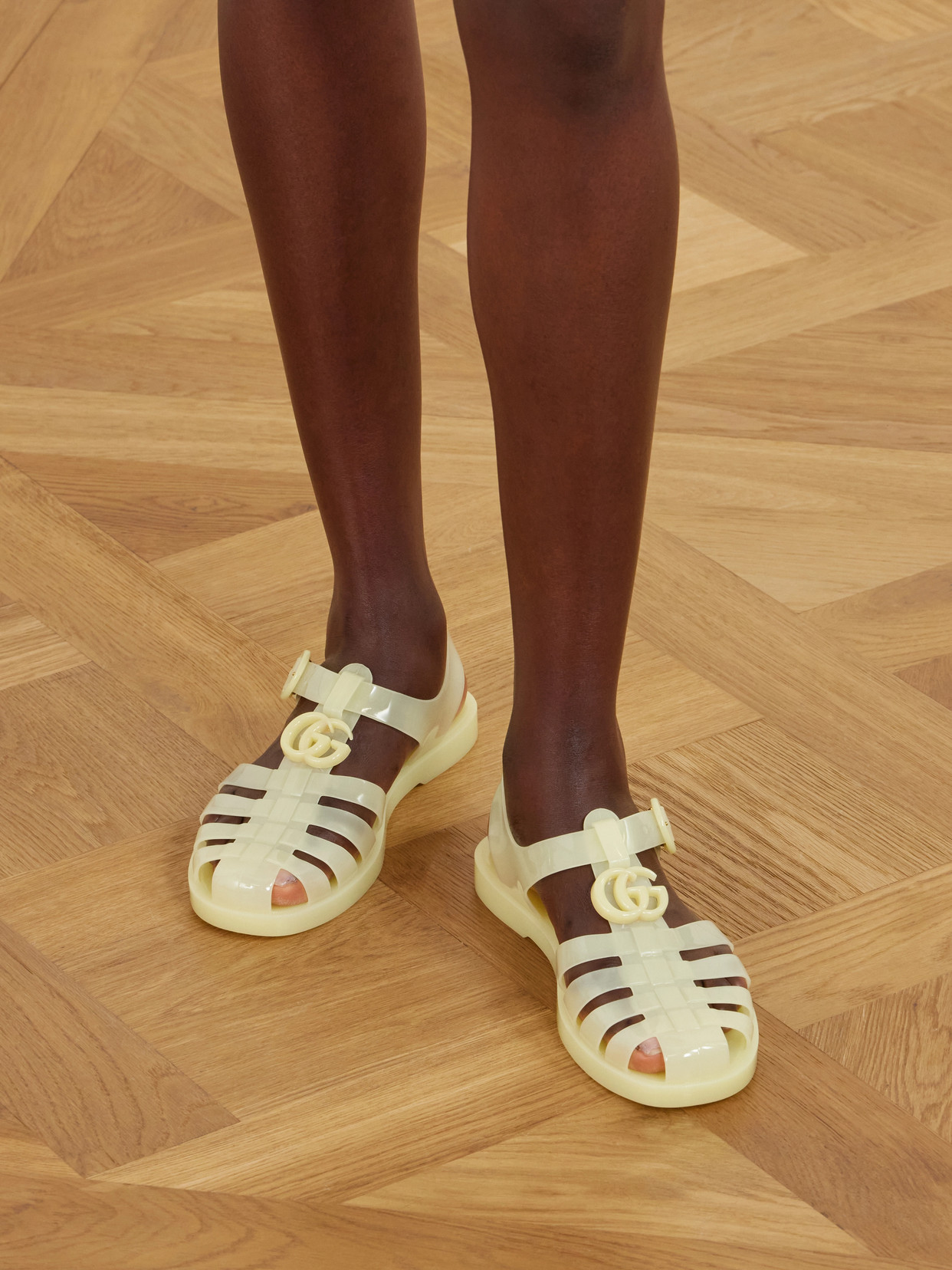 Fisherman Embellished Rubber Sandals