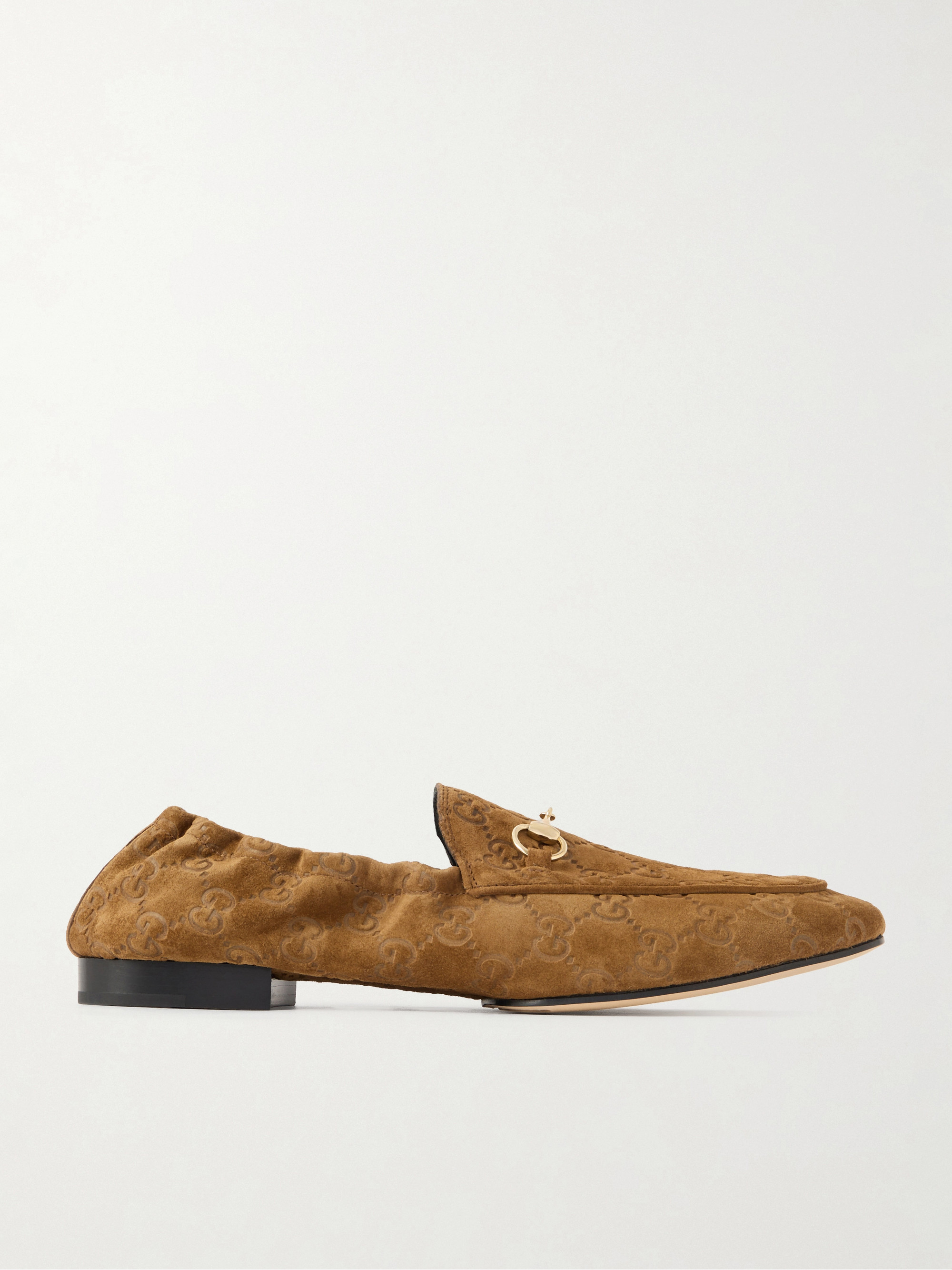 Gucci - Horsebit-embellished logo-debossed suede loafers | Plush