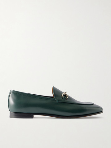 Gucci Jordaan horsebit-detailed leather loafers
