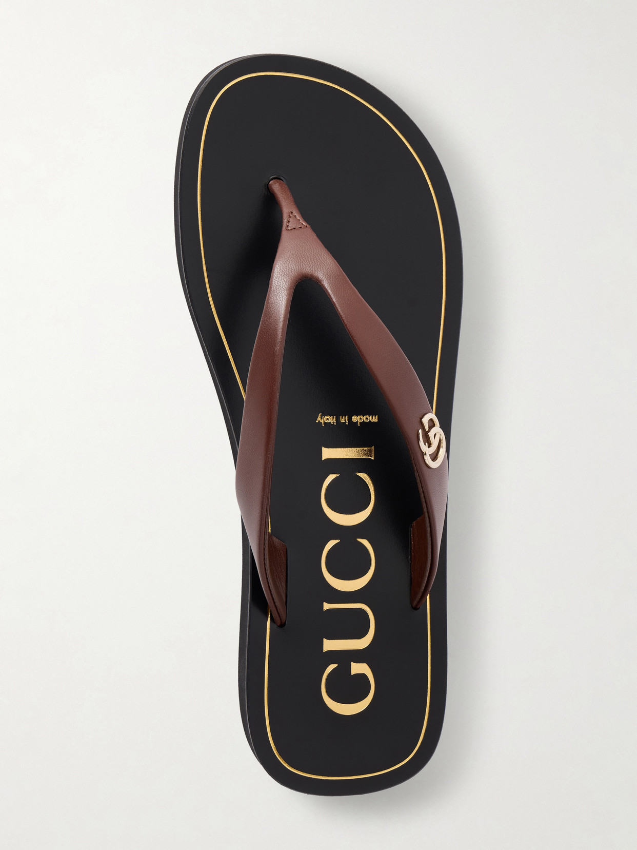 Embellished Leather Sandals