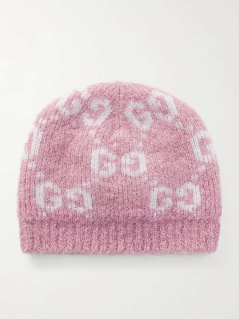 Gucci Jacquard-knit Alpaca-blend Beanie