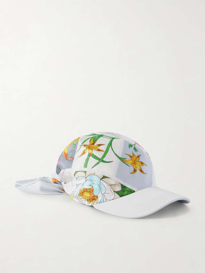 Gucci Printed ilk-twill Baseball Cap