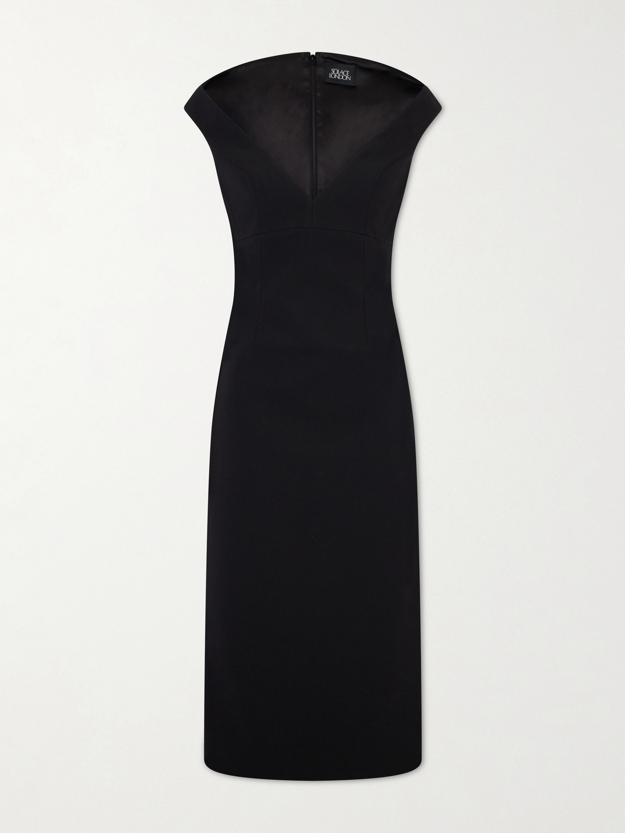 Monica Crepe Midi Dress