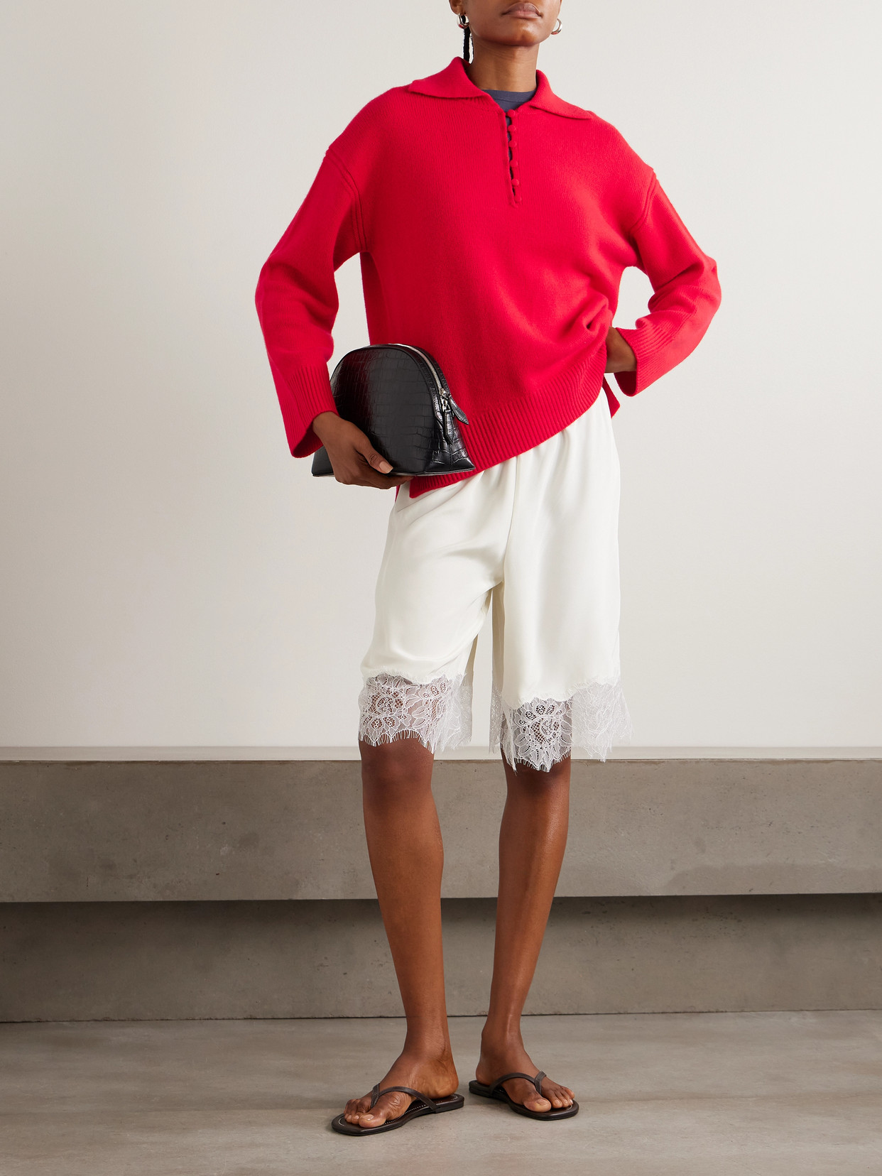 Orson Cashmere Polo Sweater