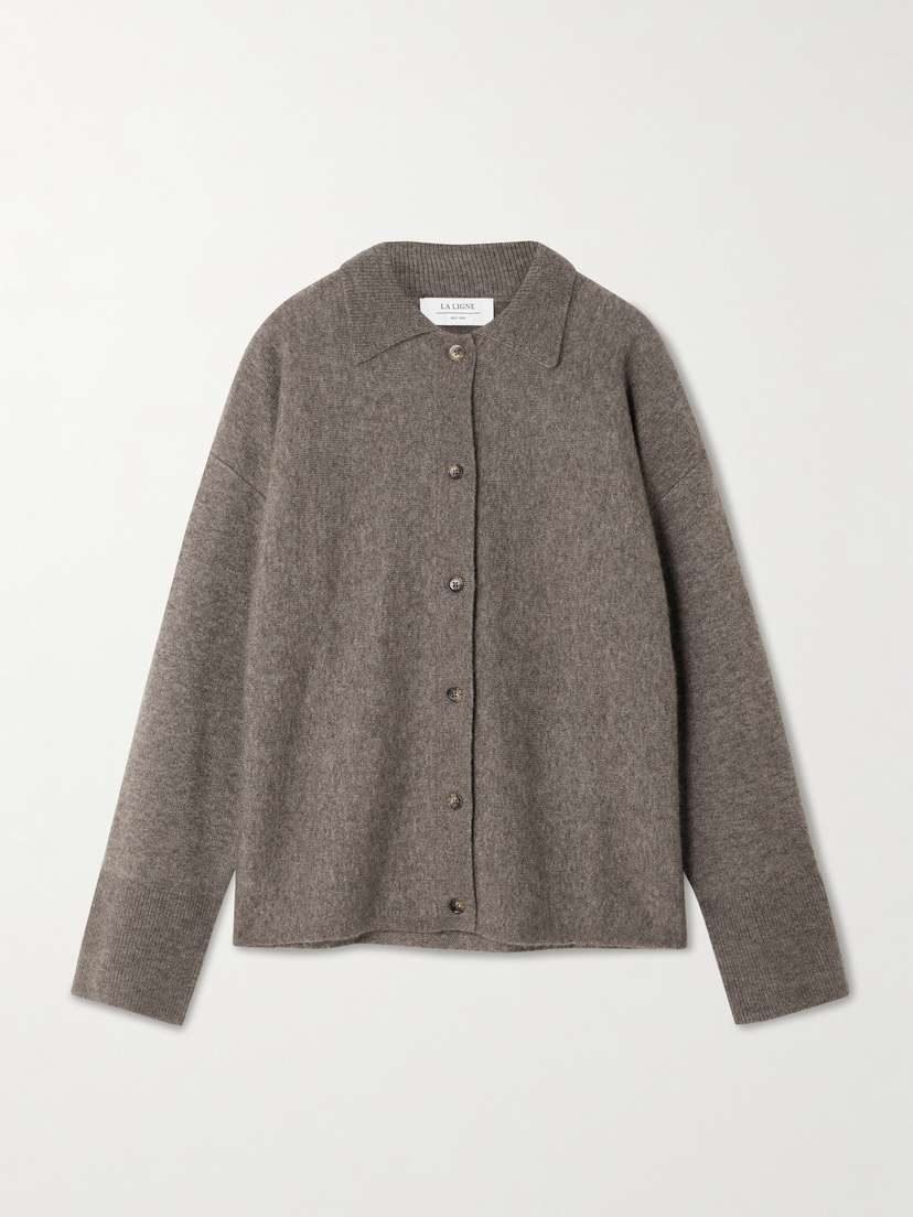 La Ligne Meredith Cashmere And Silk-blend Cardigan