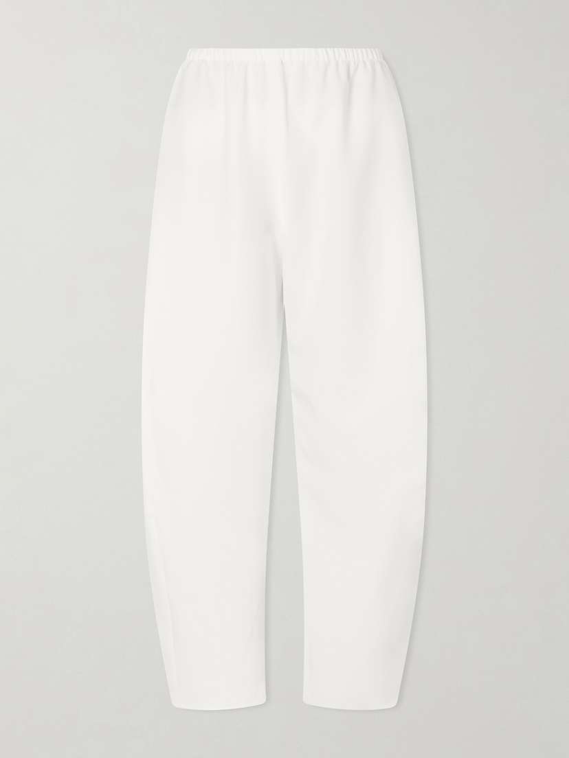 La Ligne Colby Recycled-crepe Barrel-leg Pants