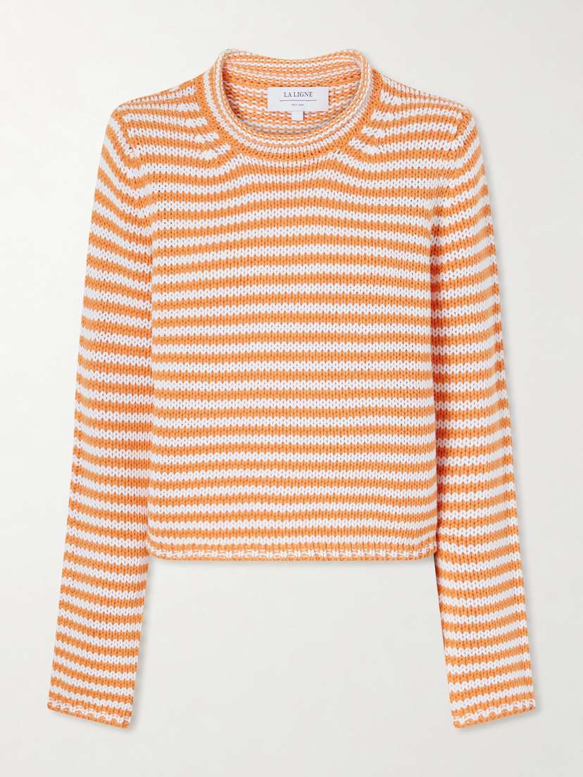 La Ligne Mini Marina Striped Cotton Sweater