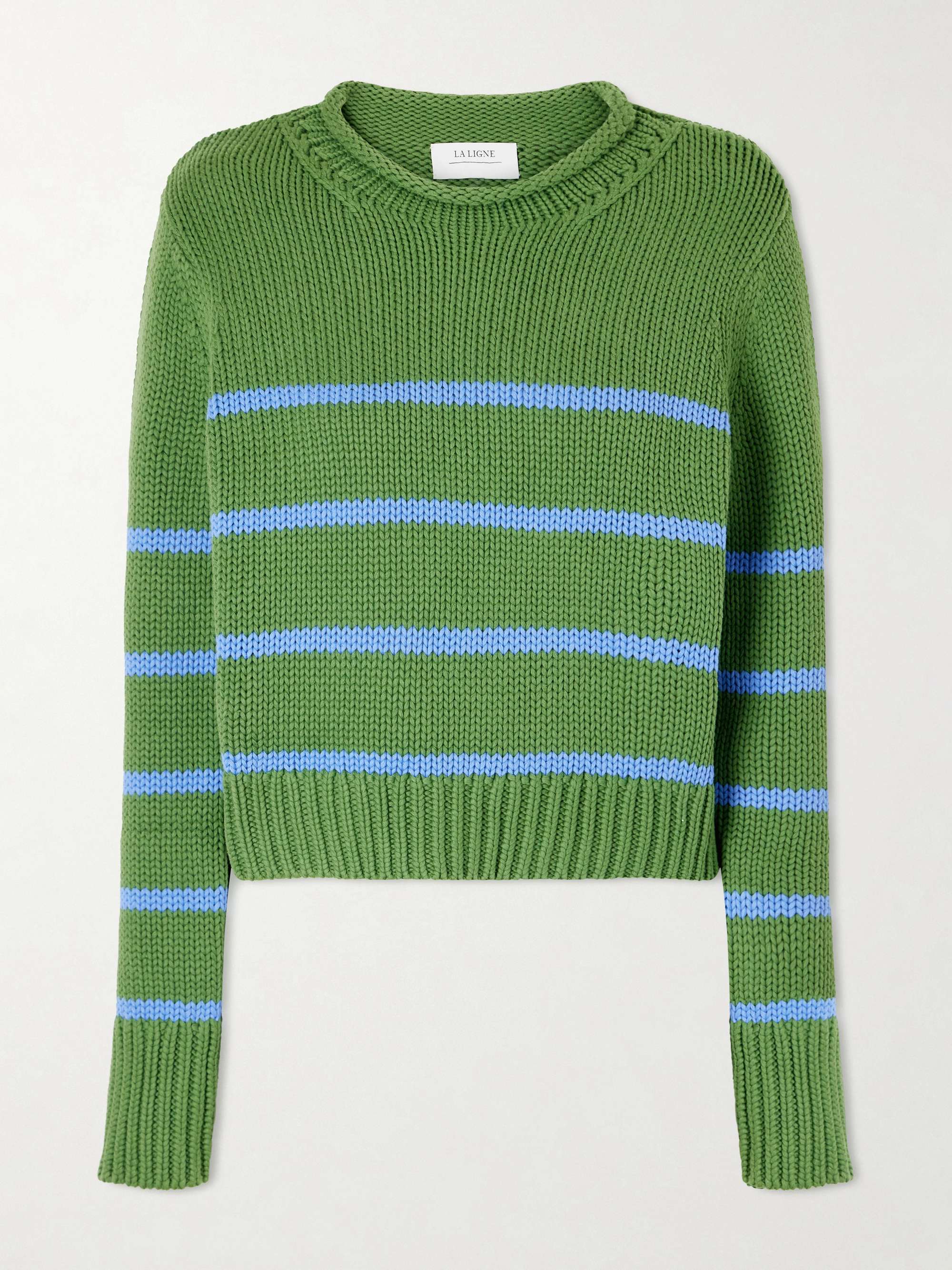 LA LIGNE Mini Marina striped cotton sweater