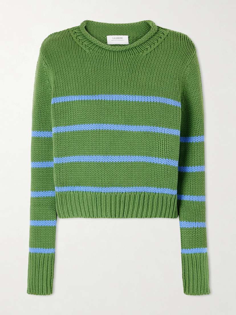 La Ligne Mini Marina Striped Cotton Sweater