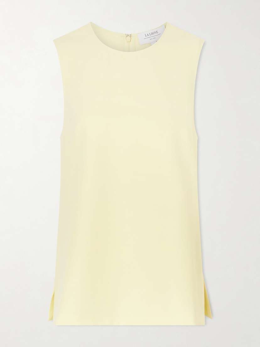La Ligne Maxime Recycled-crepe Top