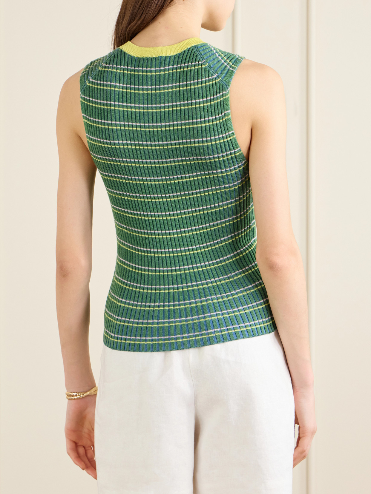 Iggy Shell Striped Merino Top