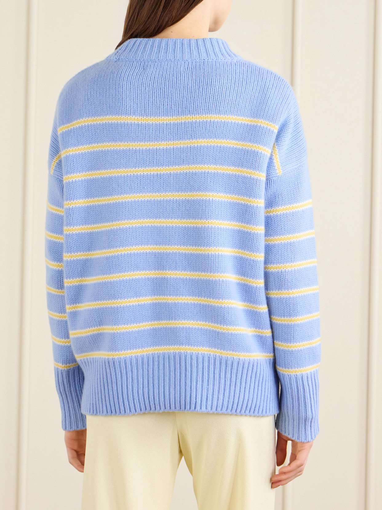 Marin Striped Wool And Cashmere-Blend Sweater
