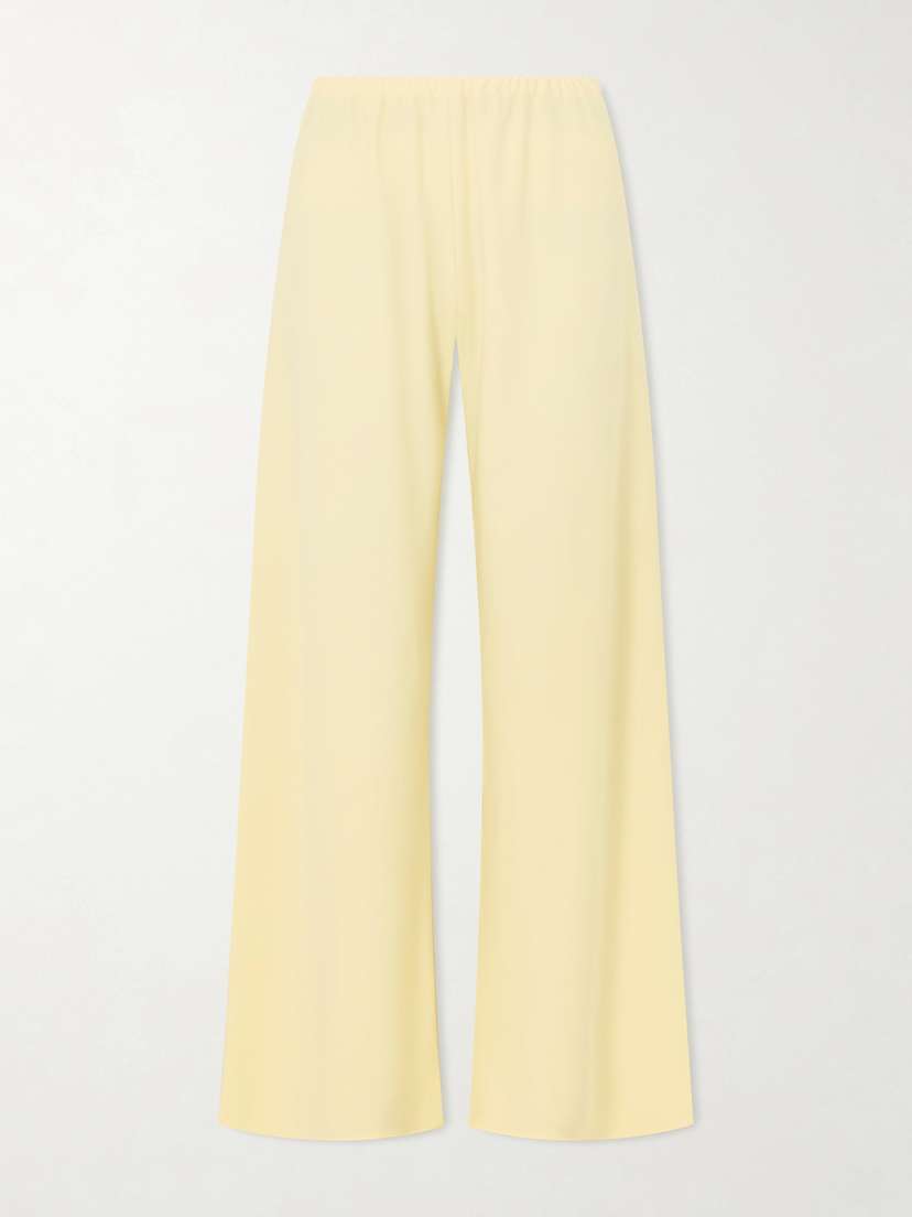 La Ligne Colby Recycled-crepe Wide-leg Pants