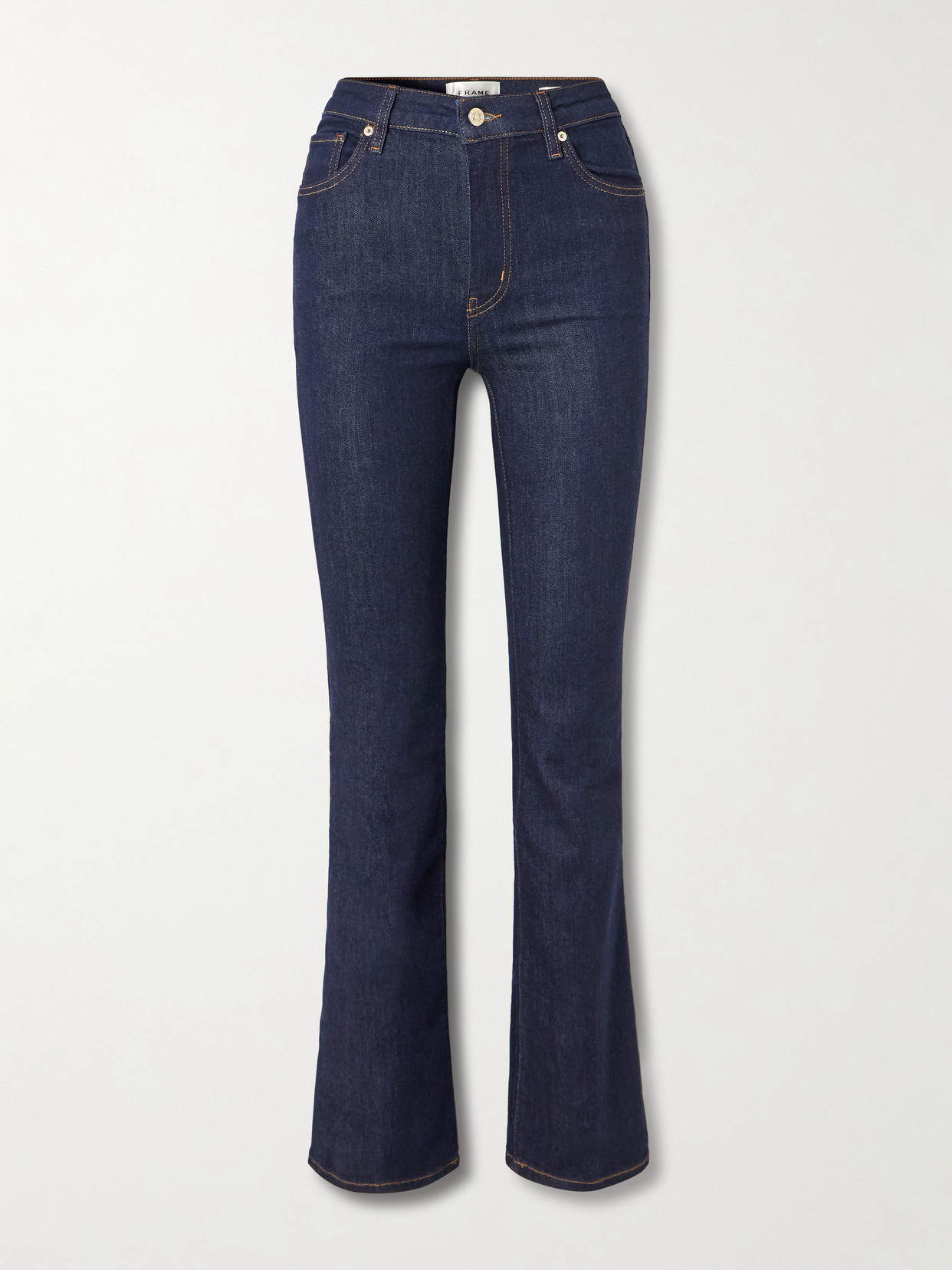 Frame The Reboot Mid-rise Bootcut Jeans In Black