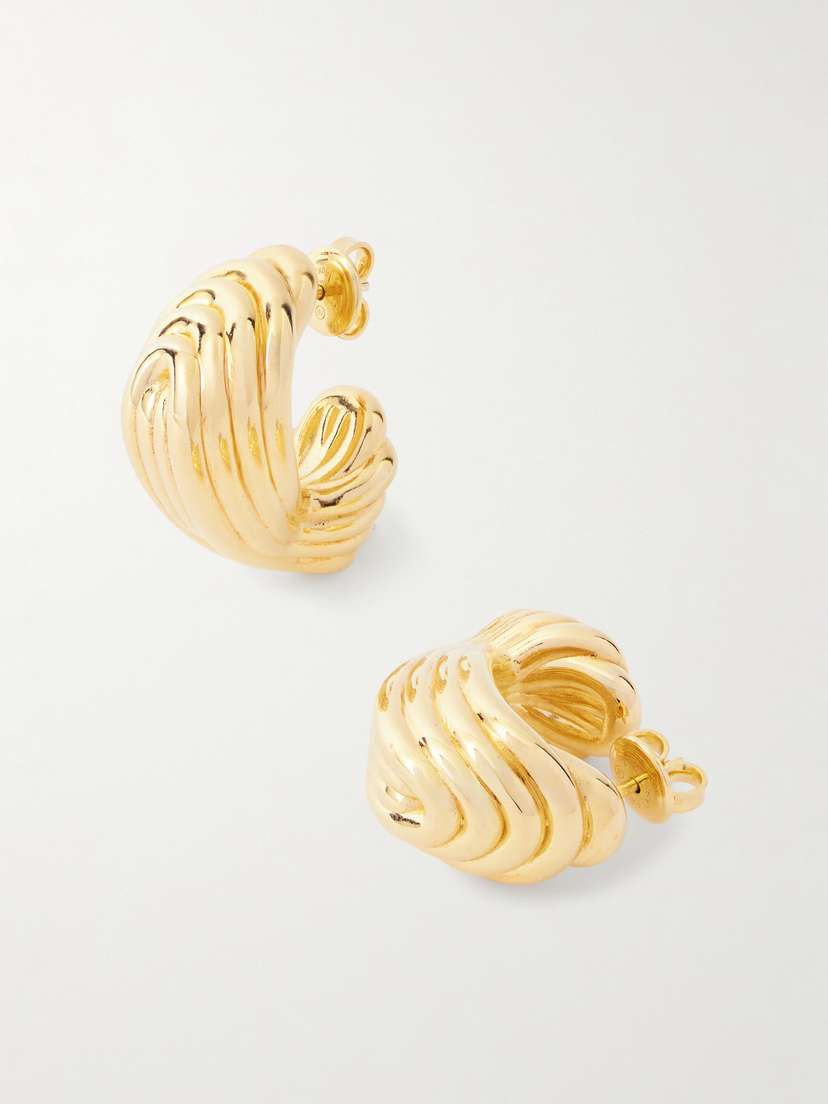 Bottega Veneta plated Hoop Earrings