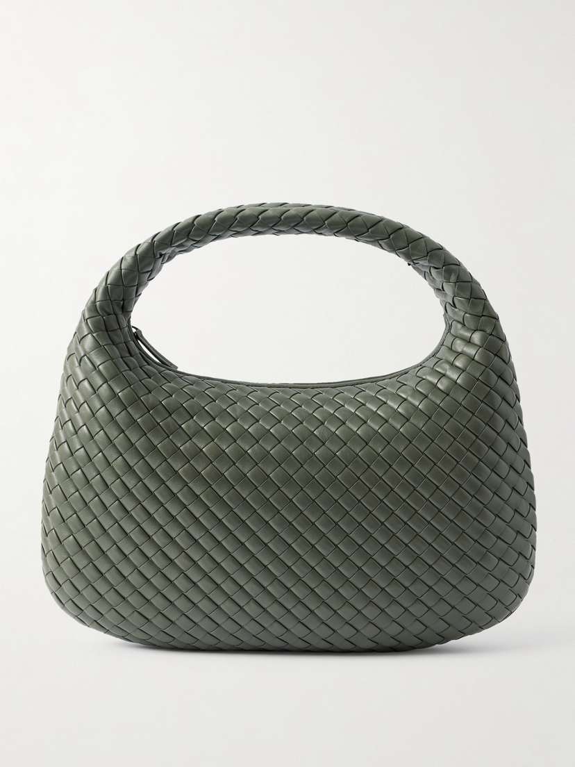 Bottega Veneta Veneta Large Intrecciato Leather Shoulder Bag