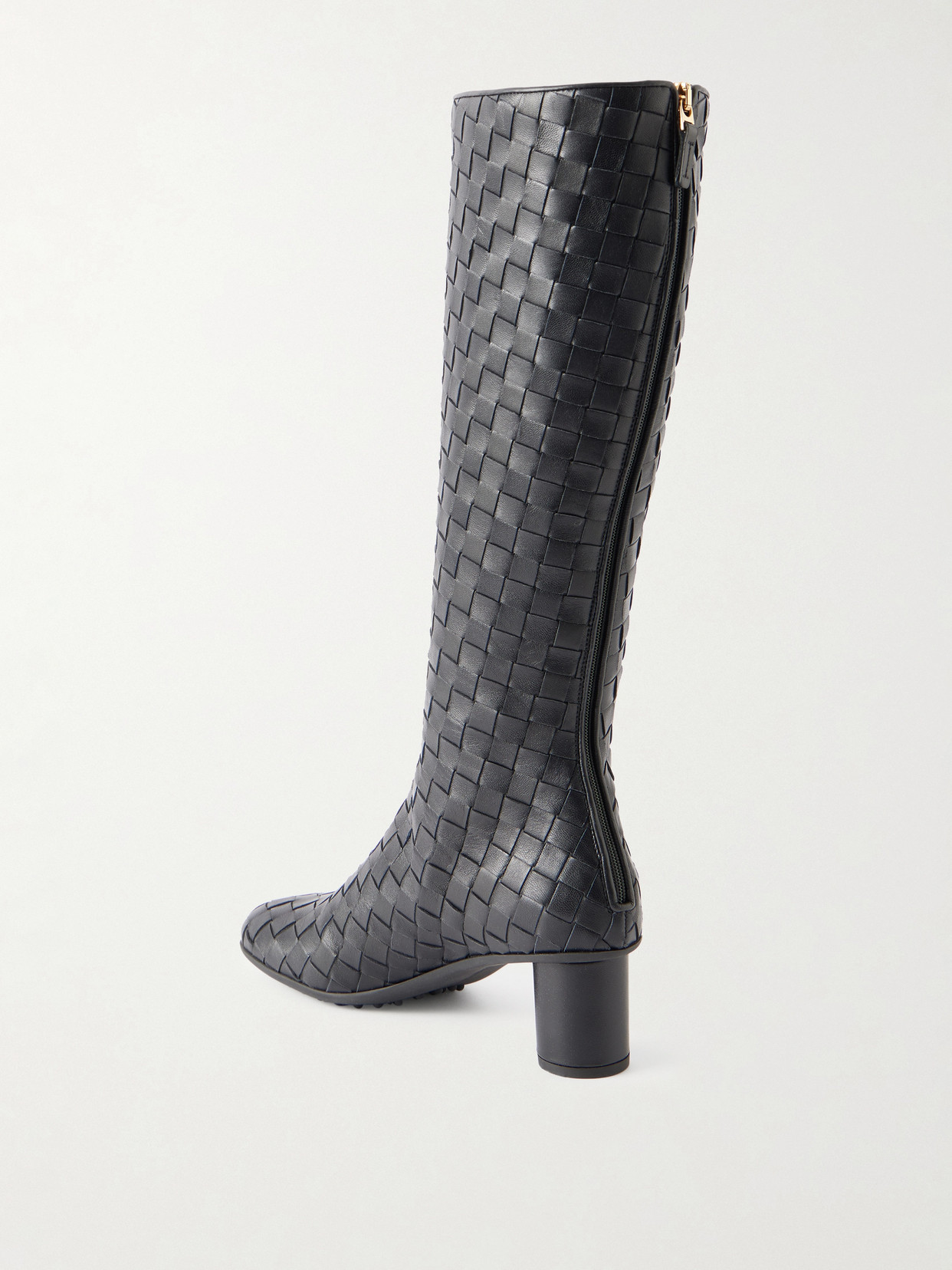 Atomic Intrecciato Leather Knee Boots