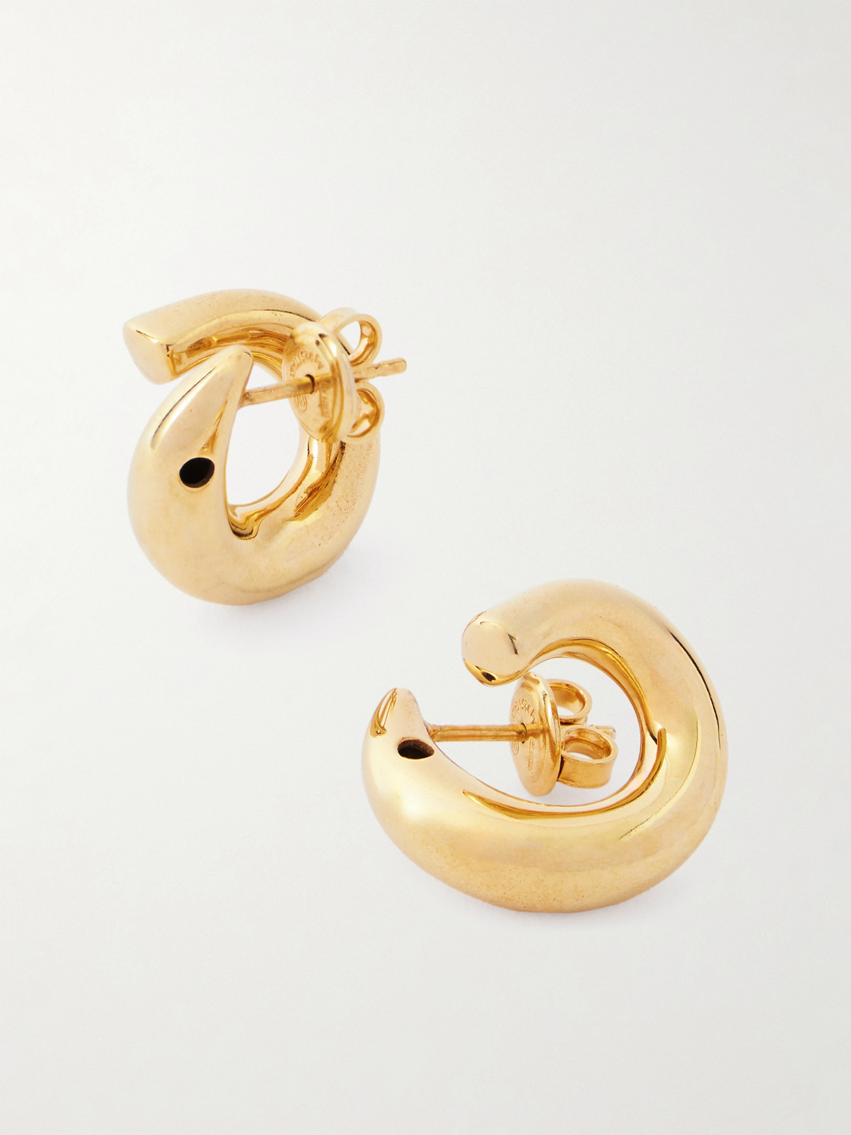 Bottega Veneta Gold-plated Hoop Earrings