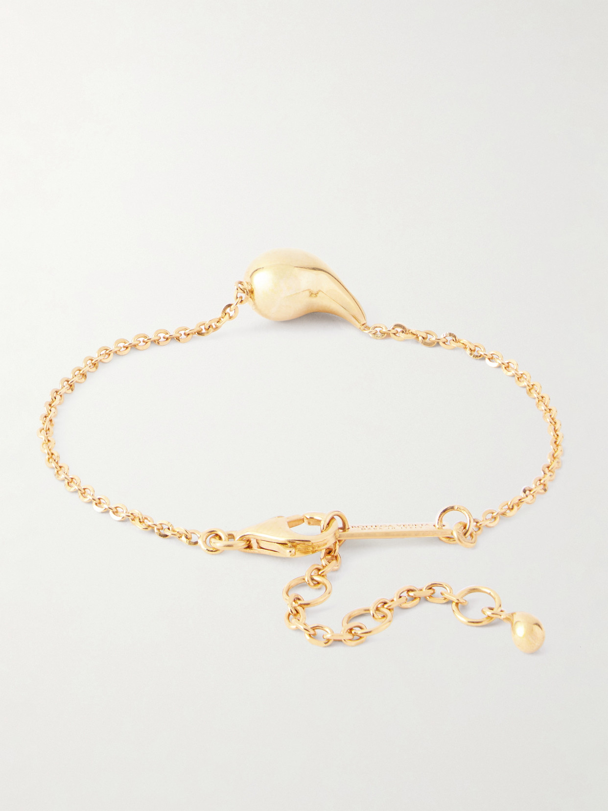 Bottega Veneta Gold-plated Bracelet In Brown