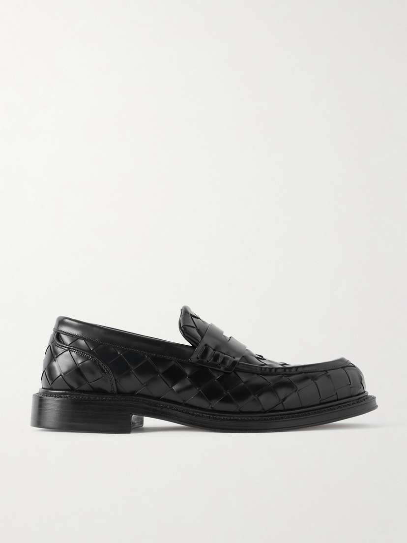Bottega Veneta James Intrecciato Leather Loafers