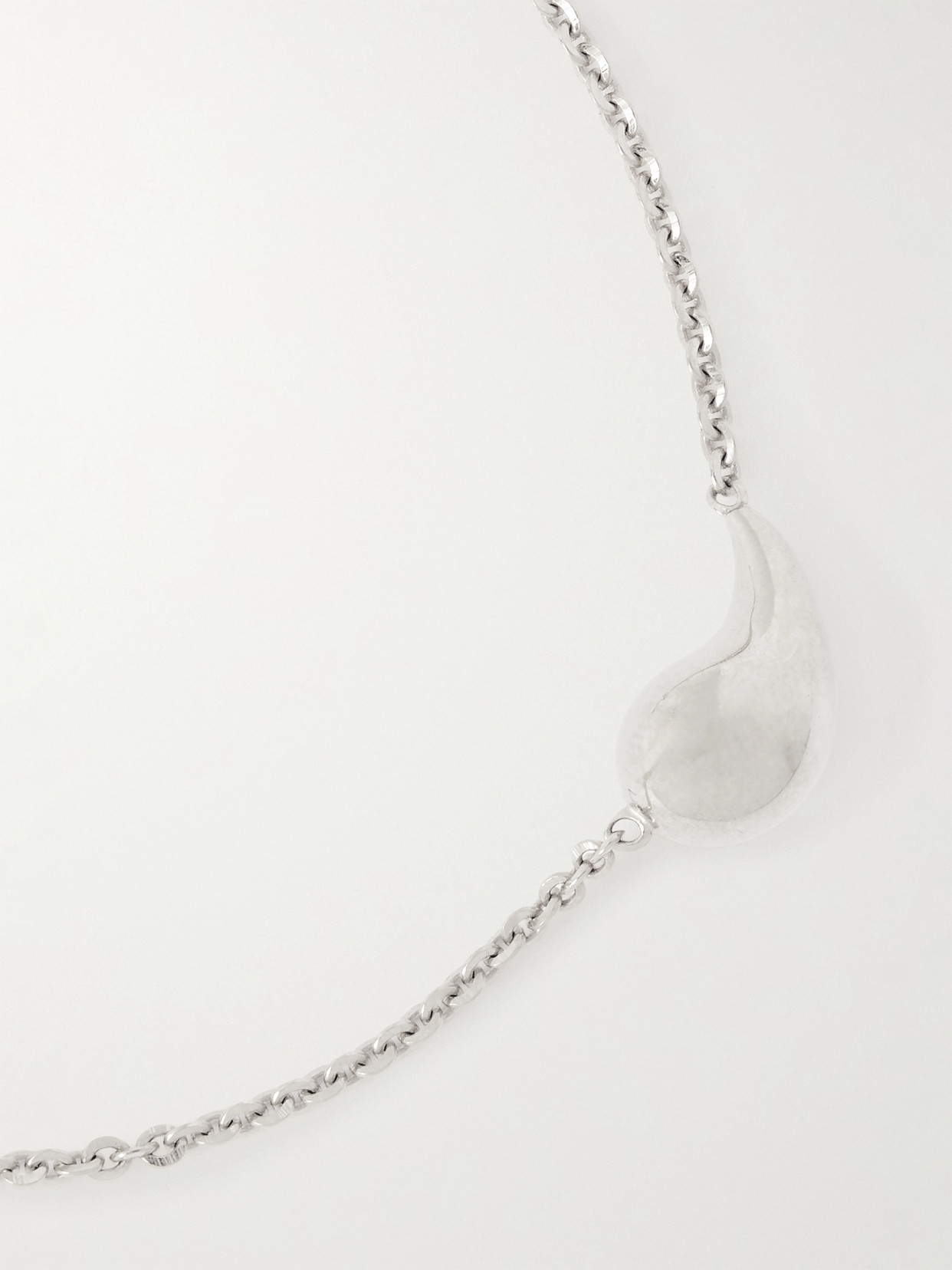 Bottega Veneta Silver Bracelet In Brown