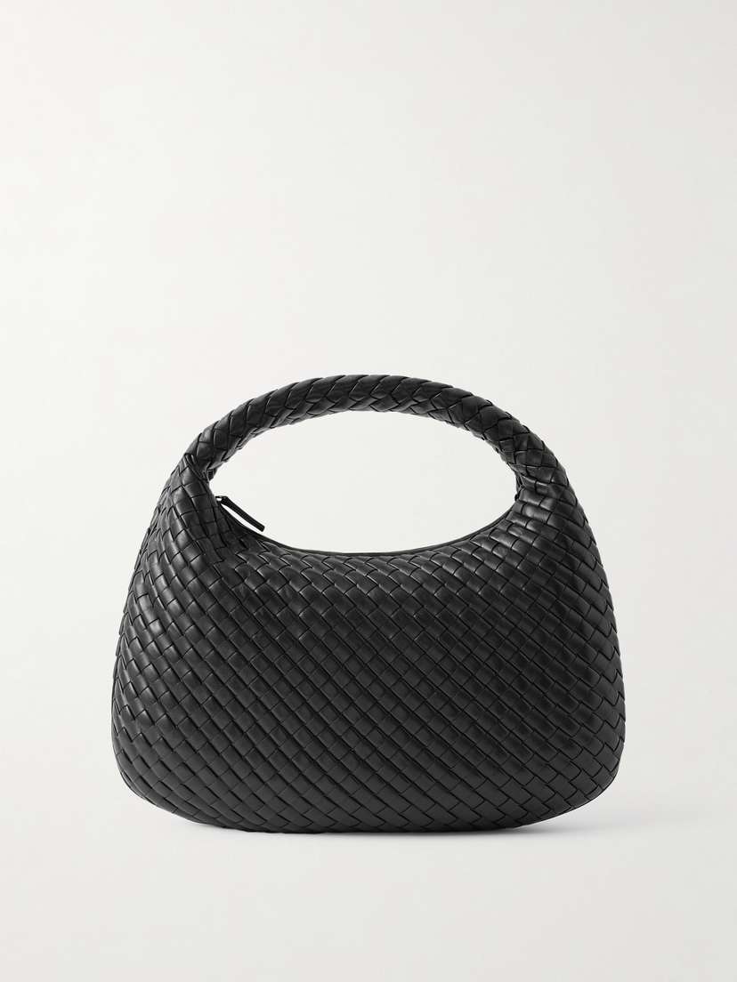 Bottega Veneta Veneta Medium Intrecciato Leather Shoulder Bag