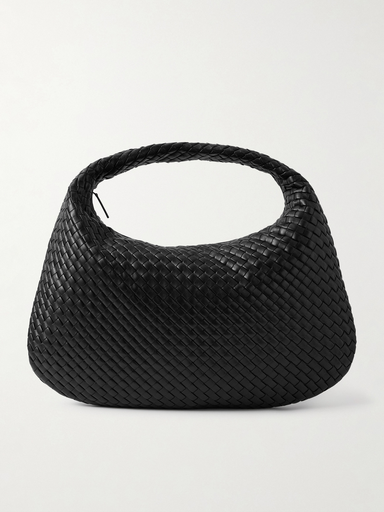 Bottega Veneta Intrecciato Leather Tote In Black
