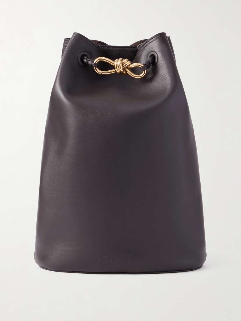 Bottega Veneta Andiamo Leather Backpack