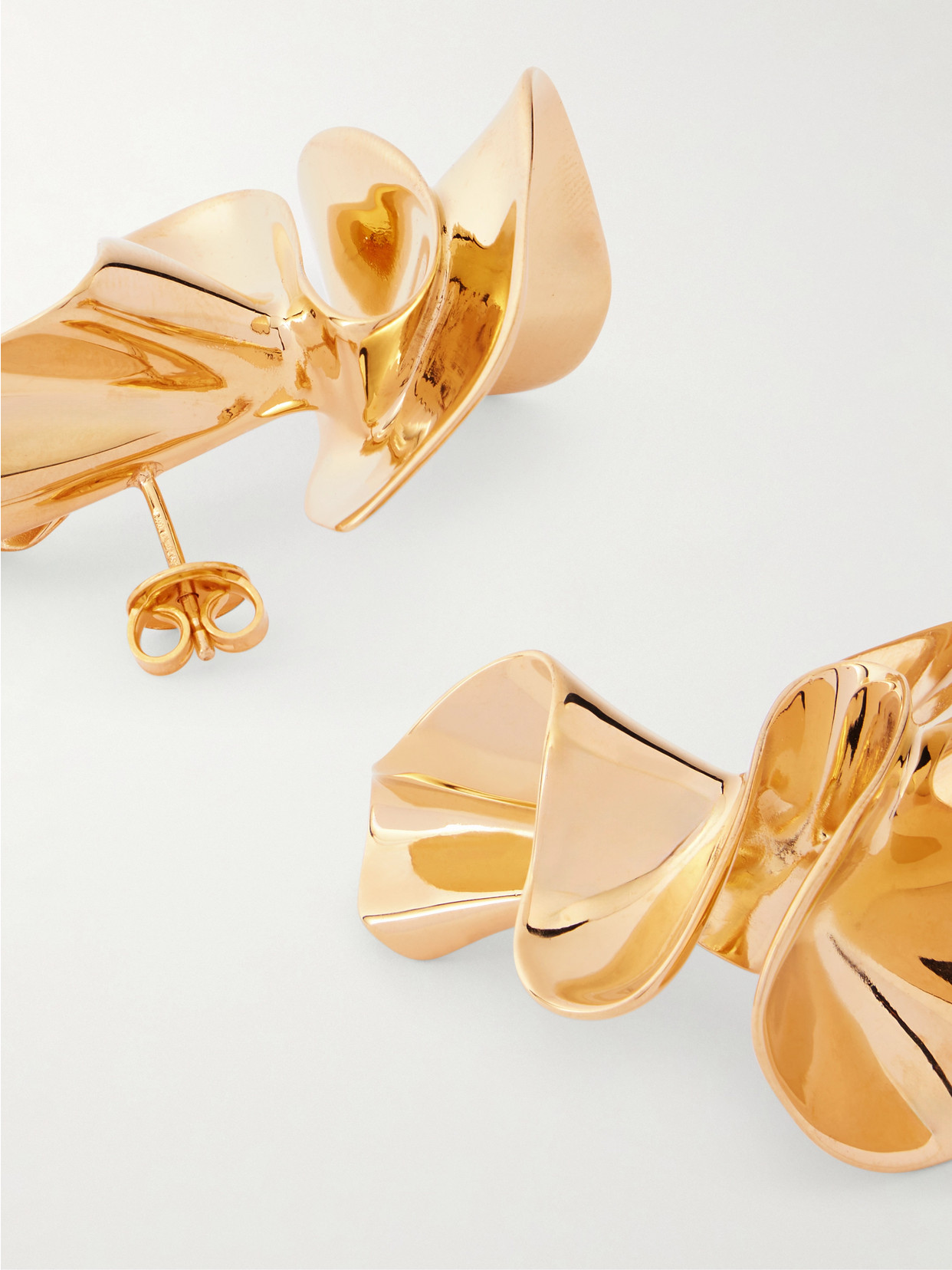 Bottega Veneta Gold-plated Earrings In Gold