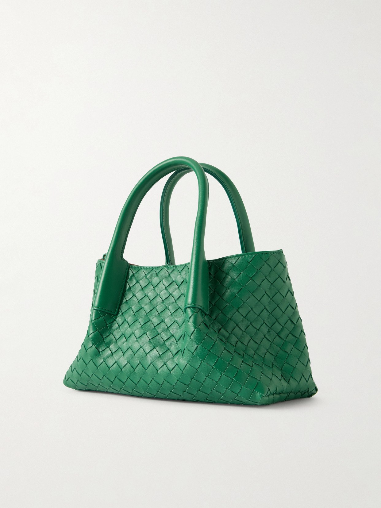 Pinacoteca Small Intrecciato Leather Tote